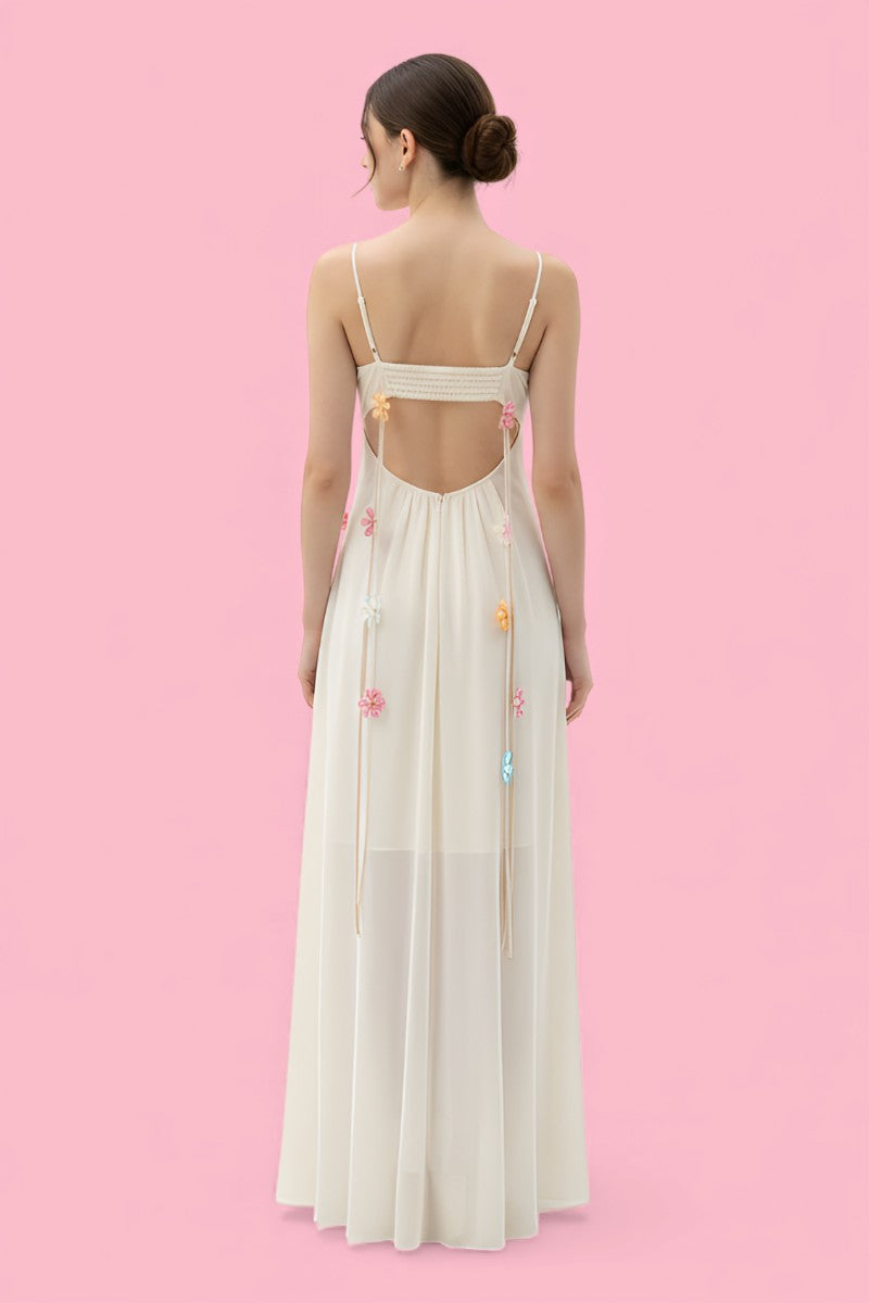 Boho Fairy Floral Midi Dress