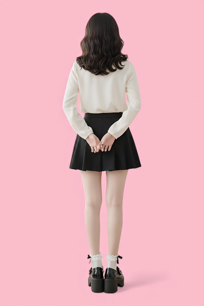 Heart Buckle Lolita Mary Jane Heels