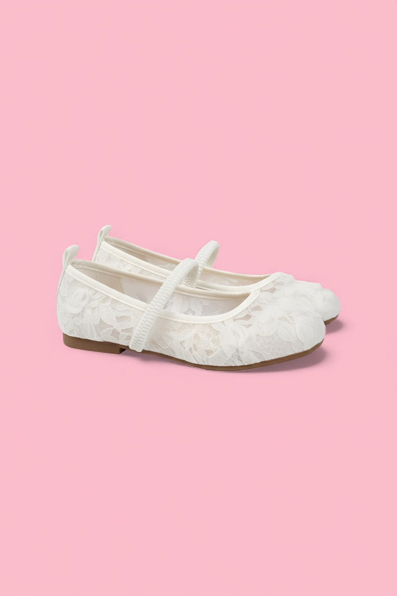 French Fairy Square Toe Mary Jane Flats